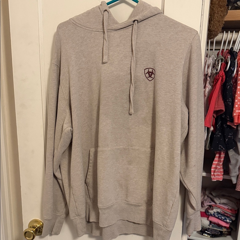 Ariat Beige Hoodie Sweater